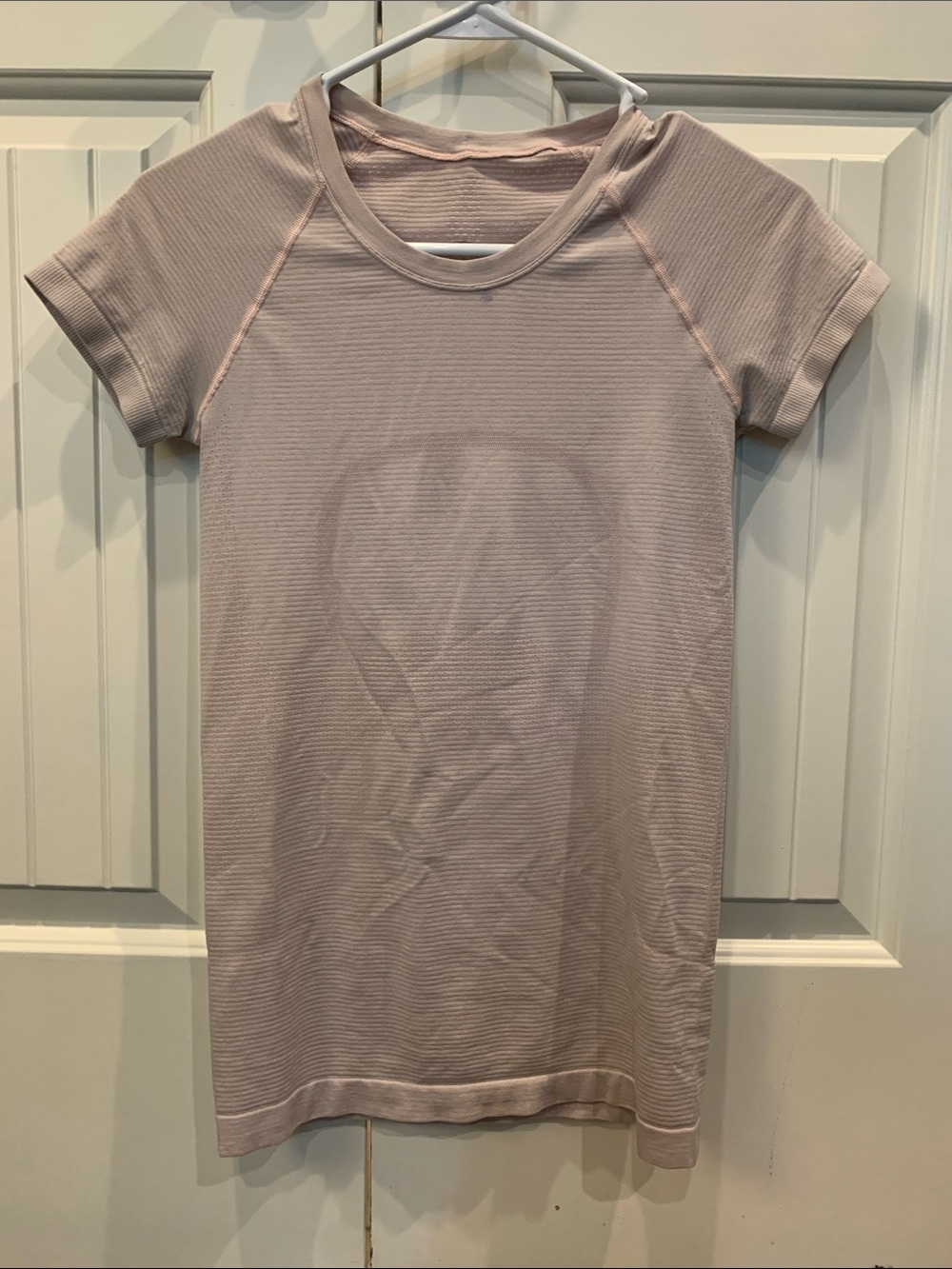 lululemon athletica Soft pink Short Sleeve swiftly tech Top